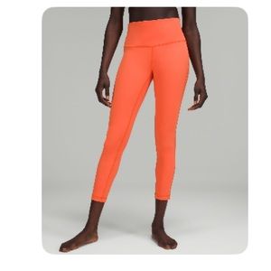 Wunder Under High-Rise Tight 25" size 6 color Warm Coral